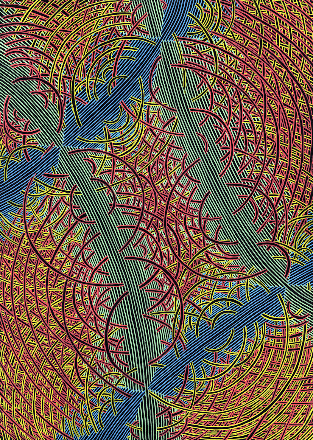 Chaos waves Painting