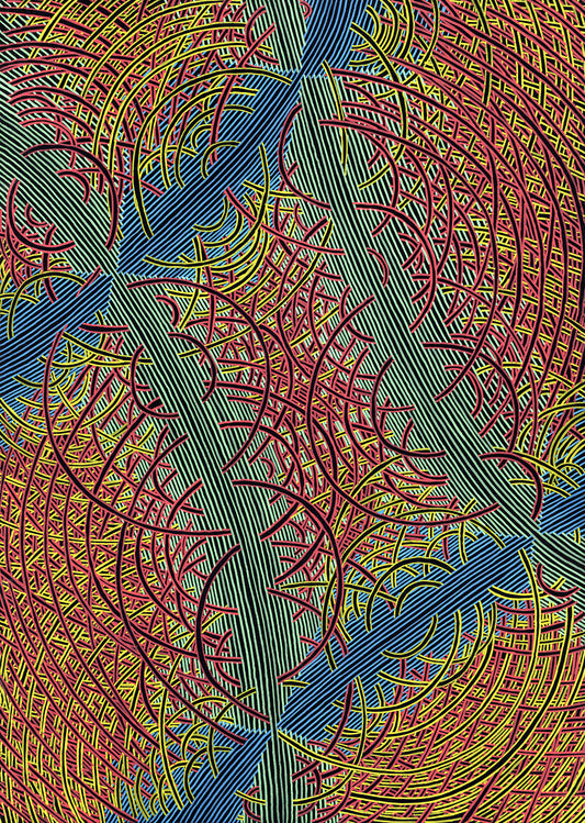 Chaos waves Painting
