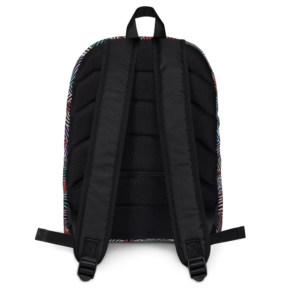 Backpack - Puddles design Red