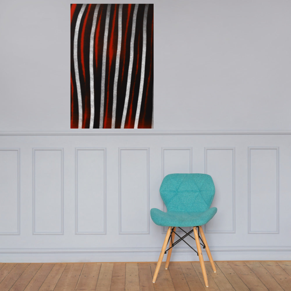 lines up Giclée print