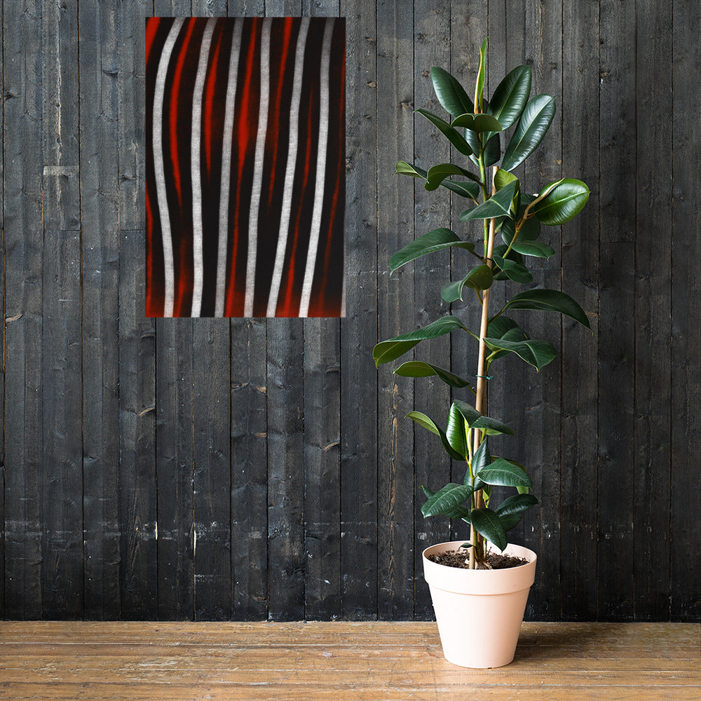 lines up Giclée print